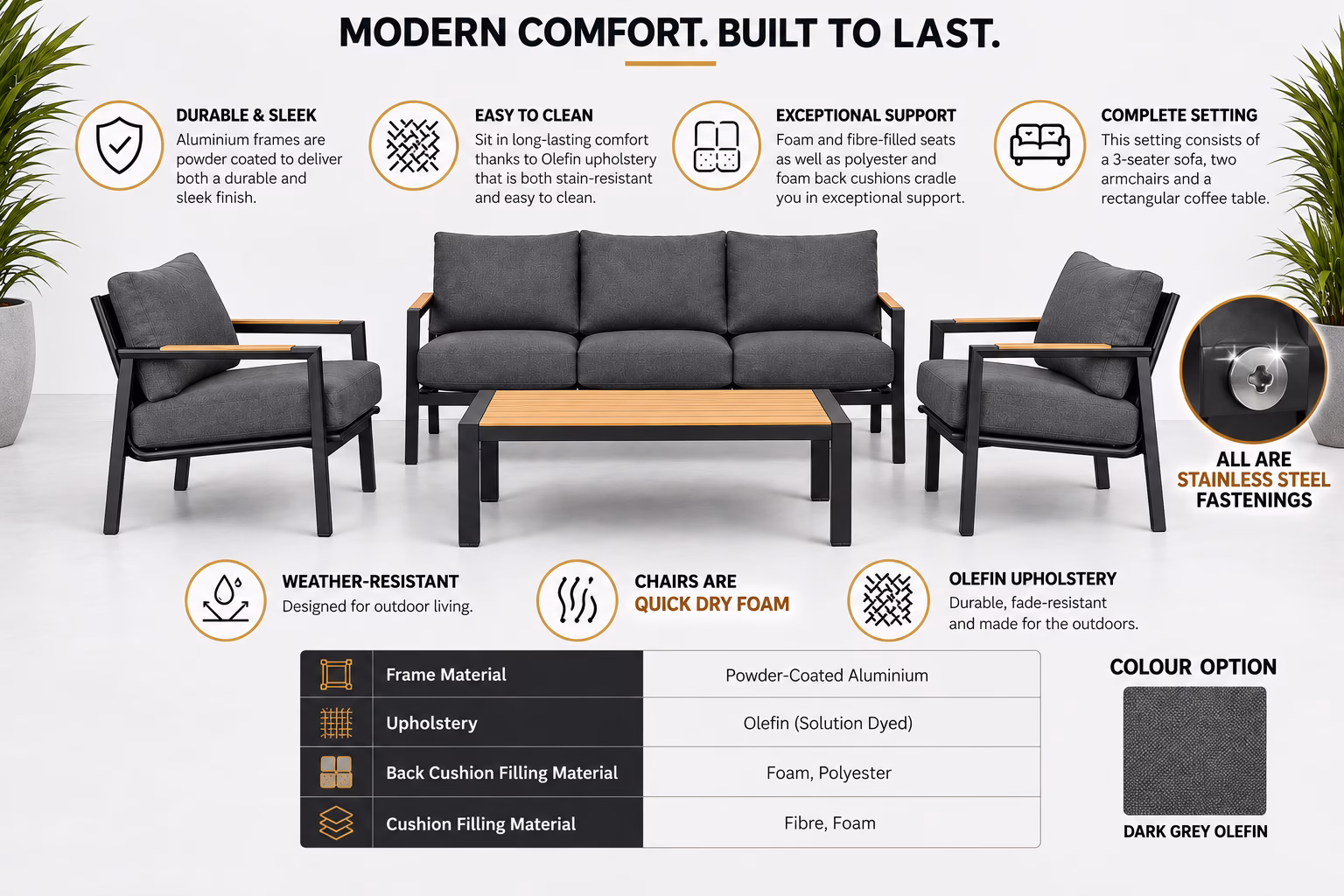 lifestyle outdoor lounge