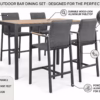 outdoor bar setting