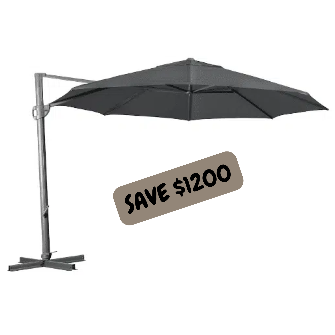 Shelta Savannah O'Bravia 3.8m Octagonal Cantilever Umbrella