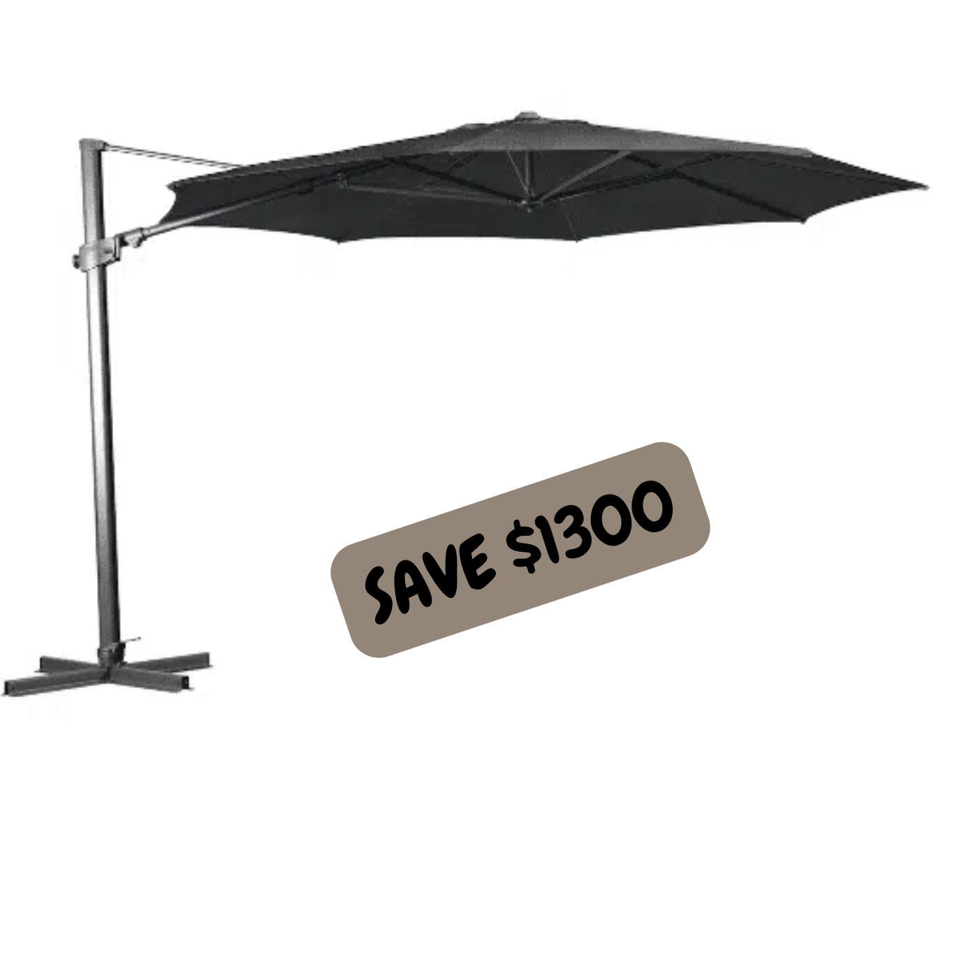 Shelta Regis O'Bravia 3.5m Octagonal Cantilever Umbrella Lifestylels