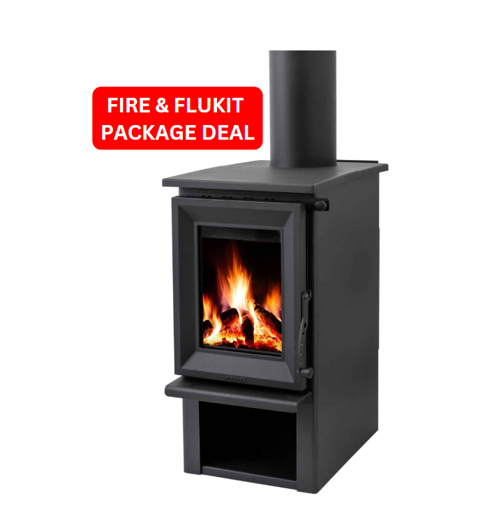 Firenzo Stella ULEB Fire including 4.2m Flue Kit - Lifestylels