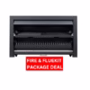 Masport Matakana and 1.2m Galvanised Flue Kit For Masonry Installation