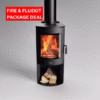 Akaroa MKII Wood stacker wood fire