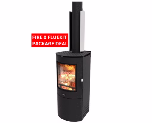 Masport Akaroa Ash Pan Low Emission Fire including 4.2m Flue kit