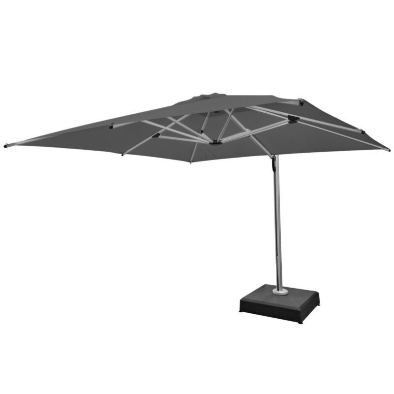 Siena Garden Piastra Adattatore Per Ombrellone | Diametro 64-113 Mm | Base Per Ombrellone | Colore Grigio | Materiale Robusto