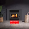 smart insert wood fire