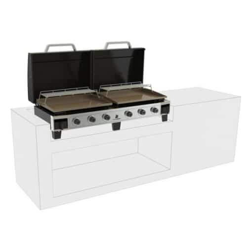 Beefmaster Griddle 6 Burner Flat Top BBQ