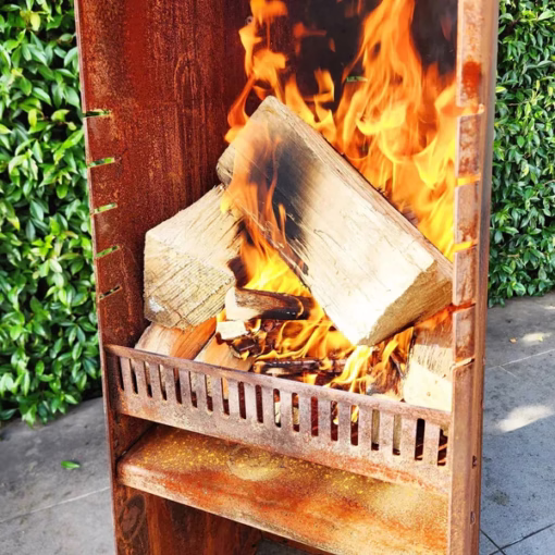 Woodsman Obelisk Outside Fireplace BBQ