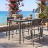 Outdoor bar table set